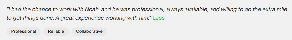 Client testimonial 3