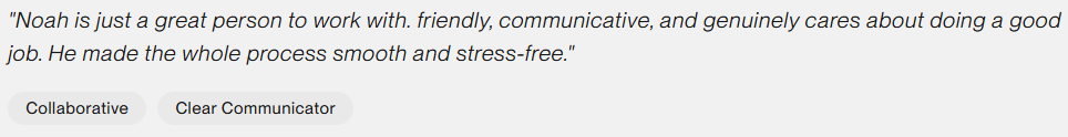 Client testimonial 5